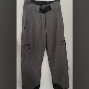 Polar Edge Womens XS Insulated Ski Snowboard Pants Alamosa Gray
